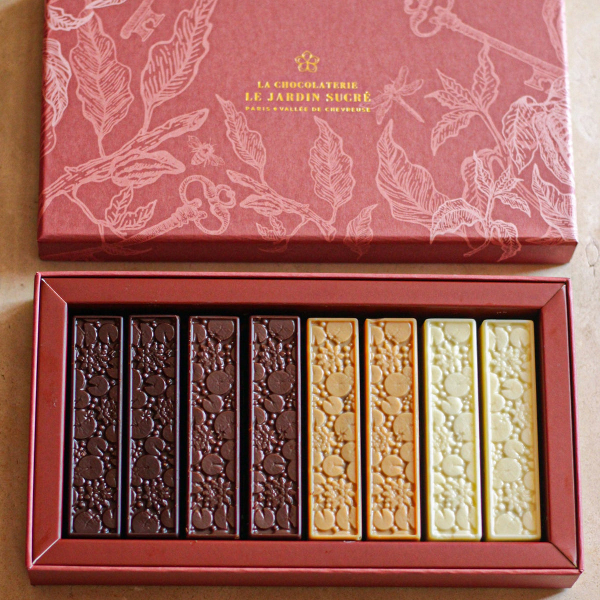 Coffret 8 Barres Praliné