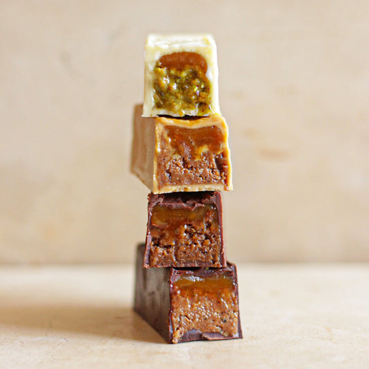 Coffret 4 Barres Praliné