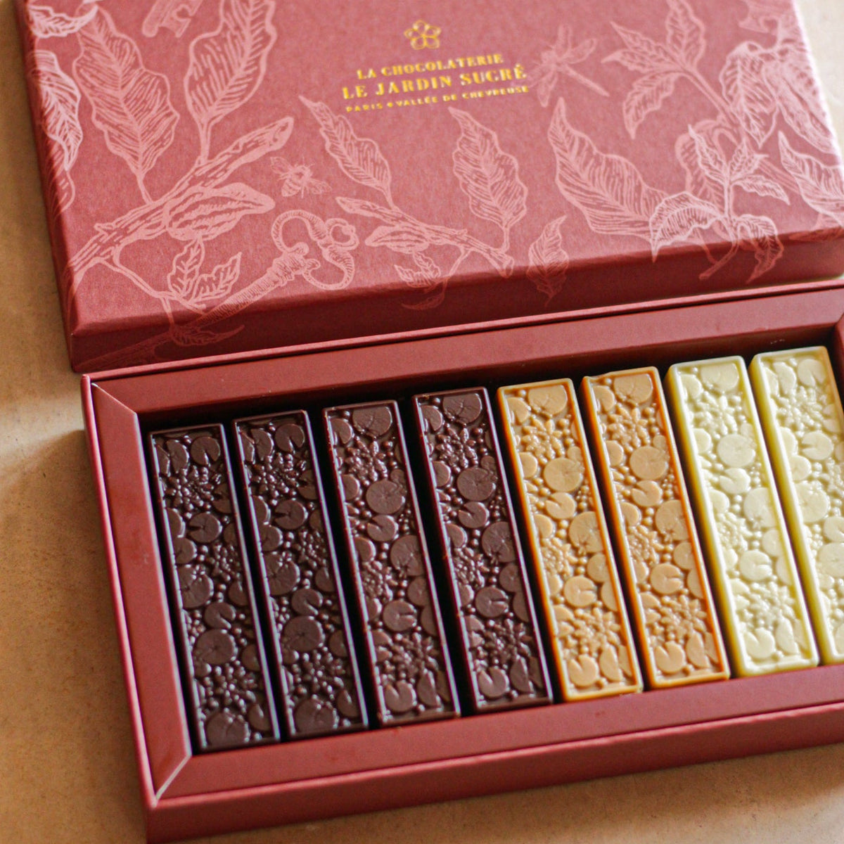 Coffret 8 Barres Praliné