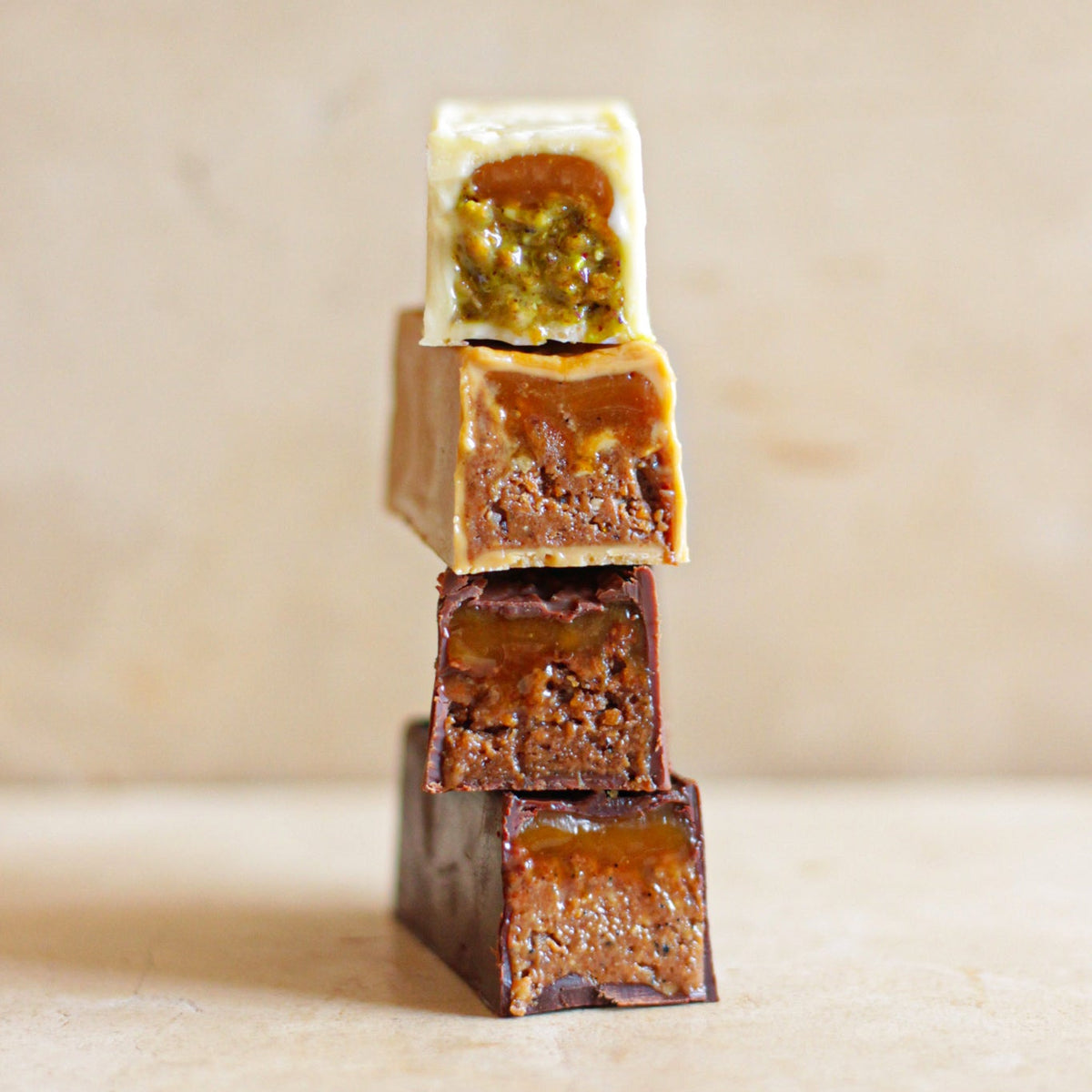 Coffret 4 Barres Praliné