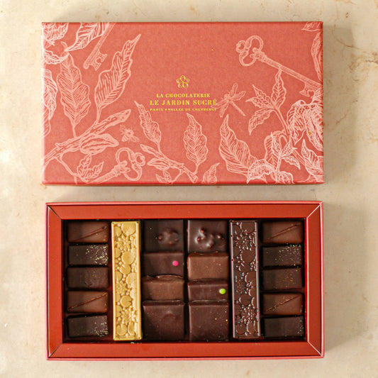 Coffret moyen chocolats et pralinés